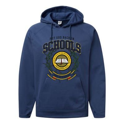 Nice Put God Back In Schools Bbb Outdoors Performance Fleece Hoodie