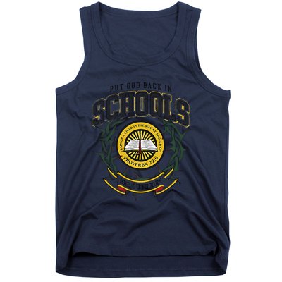 Nice Put God Back In Schools Bbb Outdoors Tank Top