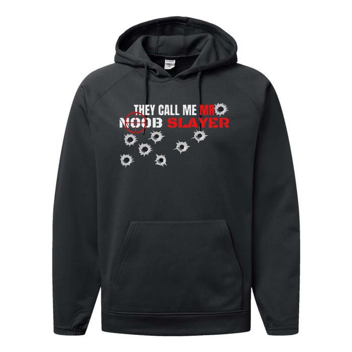 Noob Pro Gamer Noob Gaming Gamer Performance Fleece Hoodie