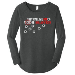 Noob Pro Gamer Noob Gaming Gamer Women's Perfect Tri Tunic Long Sleeve Shirt