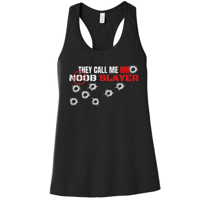 Noob Pro Gamer Noob Gaming Gamer Women's Racerback Tank