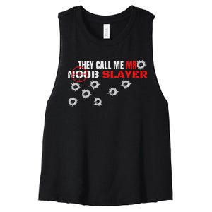 Noob Pro Gamer Noob Gaming Gamer Women's Racerback Cropped Tank