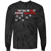 Noob Pro Gamer Noob Gaming Gamer Tie-Dye Long Sleeve Shirt