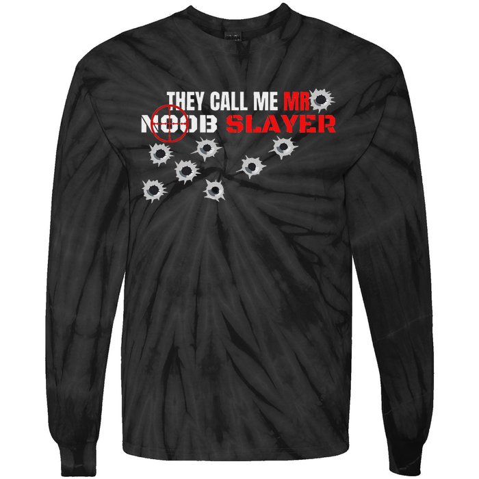 Noob Pro Gamer Noob Gaming Gamer Tie-Dye Long Sleeve Shirt