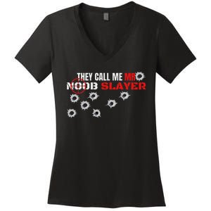 Noob Pro Gamer Noob Gaming Gamer Women's V-Neck T-Shirt