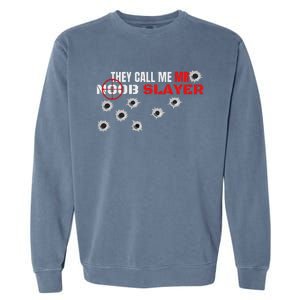 Noob Pro Gamer Noob Gaming Gamer Garment-Dyed Sweatshirt