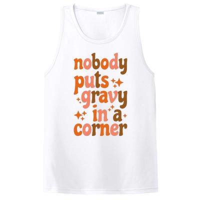 Nobody Puts Gravy In A Corner PosiCharge Competitor Tank