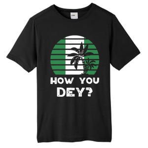 Nigeria Pidgin How You Dey Quote Nigerian Flag Nigeria Tall Fusion ChromaSoft Performance T-Shirt