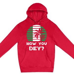 Nigeria Pidgin How You Dey Quote Nigerian Flag Nigeria Premium Pullover Hoodie