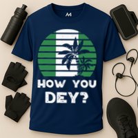Nigeria Pidgin How You Dey Quote Nigerian Flag Nigeria Cooling Performance Crew T-Shirt