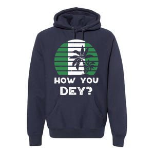 Nigeria Pidgin How You Dey Quote Nigerian Flag Nigeria Premium Hoodie