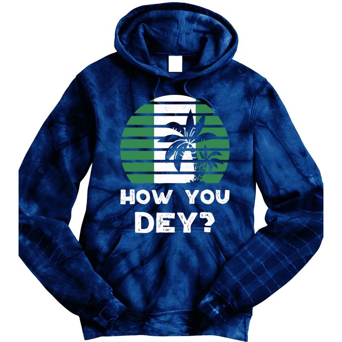 Nigeria Pidgin How You Dey Quote Nigerian Flag Nigeria Tie Dye Hoodie