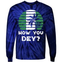 Nigeria Pidgin How You Dey Quote Nigerian Flag Nigeria Tie-Dye Long Sleeve Shirt