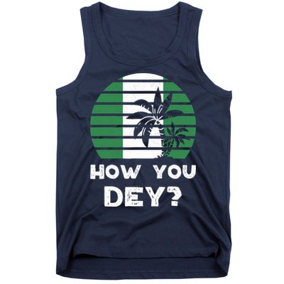 Nigeria Pidgin How You Dey Quote Nigerian Flag Nigeria Tank Top