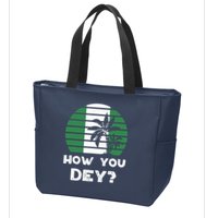 Nigeria Pidgin How You Dey Quote Nigerian Flag Nigeria Zip Tote Bag