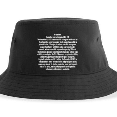 No Problem Heres The Information About Clr Gtr The Mercedes Sustainable Bucket Hat