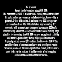 No Problem Heres The Information About Clr Gtr The Mercedes 16 in Basic Backpack