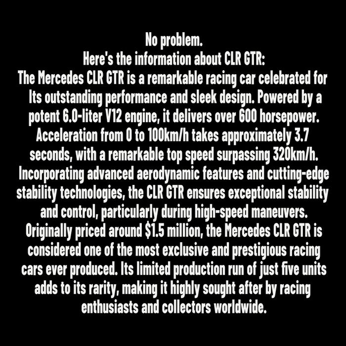 No Problem Heres The Information About Clr Gtr The Mercedes 16 in Basic Backpack