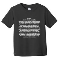 No Problem Heres The Information About Clr Gtr The Mercedes Toddler T-Shirt