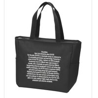 No Problem Heres The Information About Clr Gtr The Mercedes Zip Tote Bag