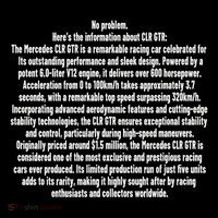 No Problem Heres The Information About Clr Gtr The Mercedes Zip Tote Bag