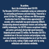 No Problem Heres The Information About Clr Gtr The Mercedes Infant Baby Jersey Bodysuit
