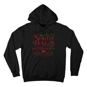 North Pole Hot Chocolate Christmas Graphic Hoodie