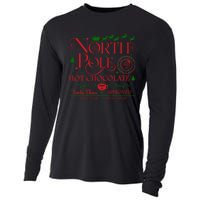 North Pole Hot Chocolate Christmas Graphic Cooling Performance Long Sleeve Crew