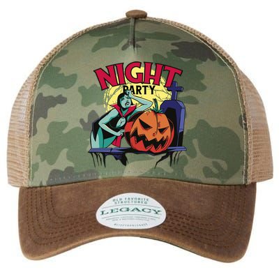 Night Party Halloween Legacy Tie Dye Trucker Hat