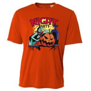 Night Party Halloween Cooling Performance Crew T-Shirt