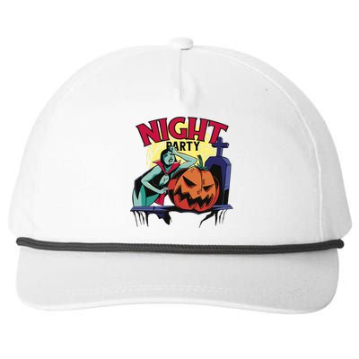 Night Party Halloween Snapback Five-Panel Rope Hat