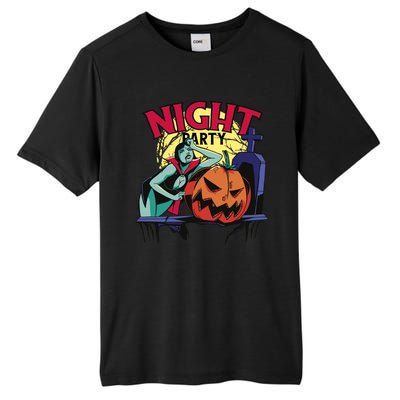 Night Party Halloween Tall Fusion ChromaSoft Performance T-Shirt