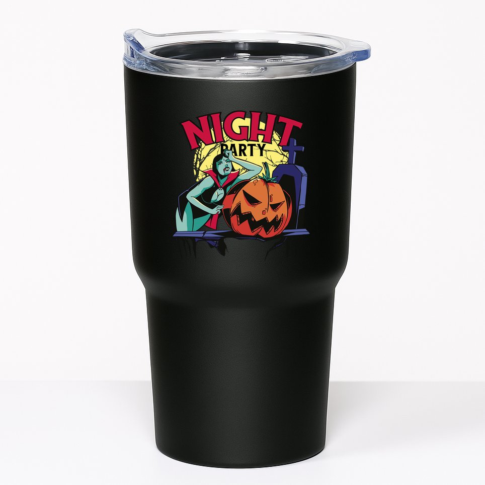 Night Party Halloween Tumbler