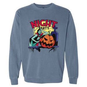 Night Party Halloween Garment-Dyed Sweatshirt