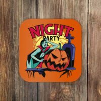 Night Party Halloween Coaster