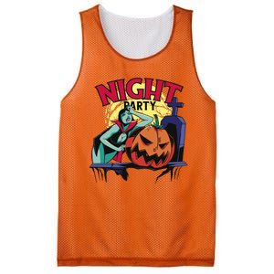 Night Party Halloween Mesh Reversible Basketball Jersey Tank