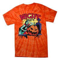 Night Party Halloween Tie-Dye T-Shirt