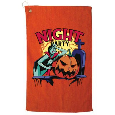 Night Party Halloween Platinum Collection Golf Towel