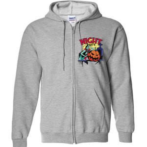 Night Party Halloween Full Zip Hoodie