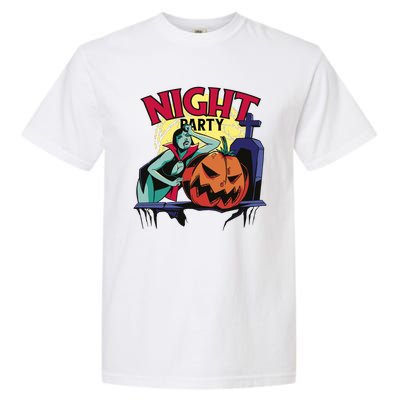 Night Party Halloween Garment-Dyed Heavyweight T-Shirt