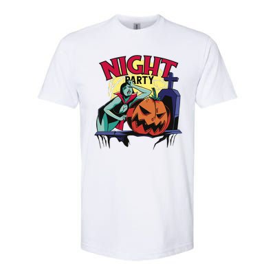 Night Party Halloween Softstyle CVC T-Shirt