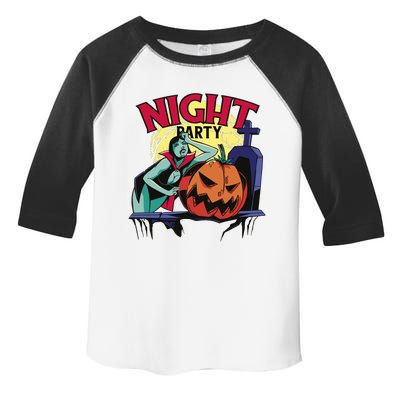 Night Party Halloween Toddler Fine Jersey T-Shirt