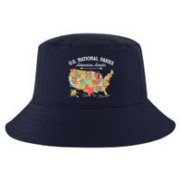 National Parks Hoodie Map Camping Design Hiking Cool Comfort Performance Bucket Hat
