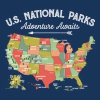 National Parks Hoodie Map Camping Design Hiking 7 Panel Mesh Trucker Snapback Hat