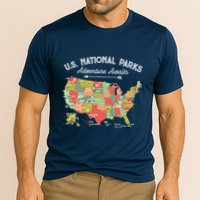 National Parks Hoodie Map Camping Design Hiking Cooling Performance Crew T-Shirt