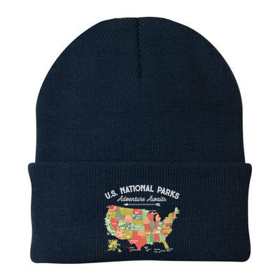 National Parks Hoodie Map Camping Design Hiking Beanie