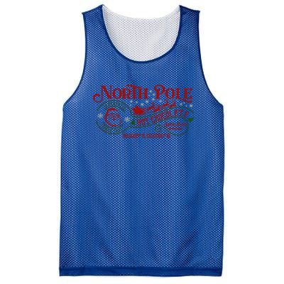 North Pole Hot Chocolate Christmas Xmas Cute Gift Mesh Reversible Basketball Jersey Tank