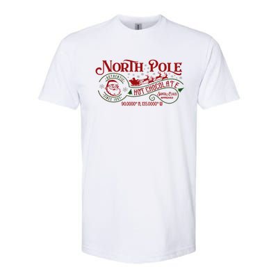 North Pole Hot Chocolate Christmas Xmas Cute Gift Softstyle CVC T-Shirt