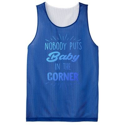 Nobody Puts In The Corner Cool Gift Mesh Reversible Basketball Jersey Tank