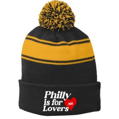 Niallhoran P.H.I.L.L.Y Is For Lovers Stripe Pom Pom Beanie